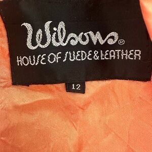 Wilsons Leather Jacket - Orange